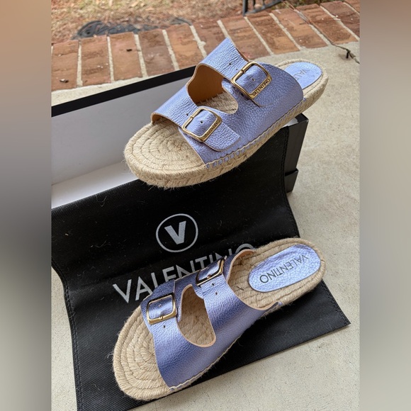 Valentino Shoes - Valentino Women's Lavender Espadrille Slides